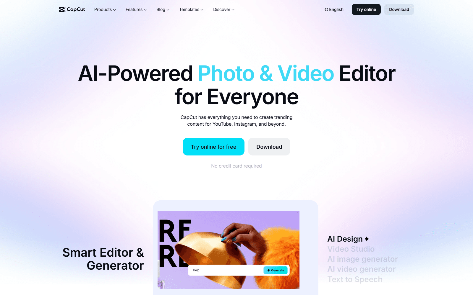 capcut homepage